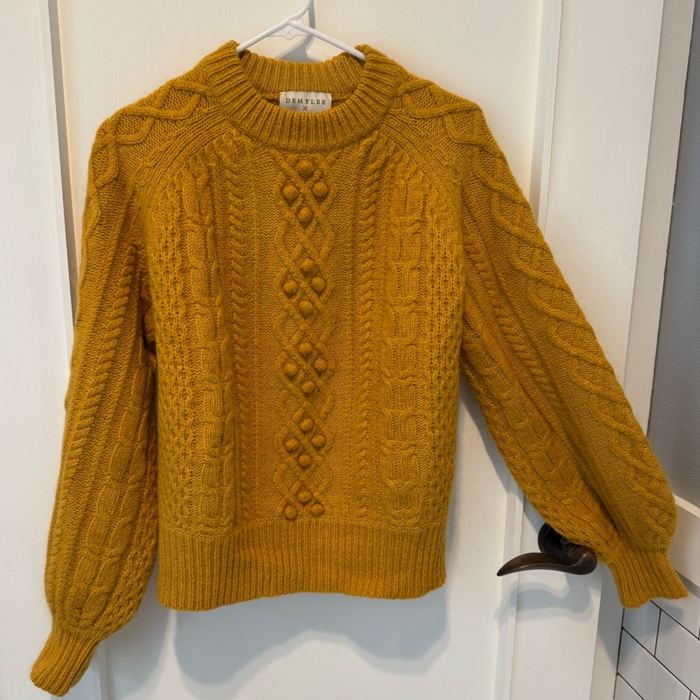 Demylee and J. Crew colab wool- mohair sweater. Looks brand new. Only worn once